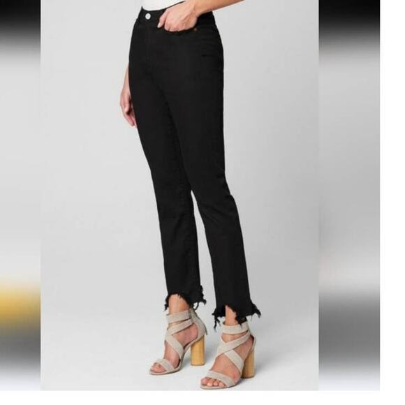Blank NYC The Madison Crop high rise jeans in Black Size 25 NWT - Picture 3 of 12